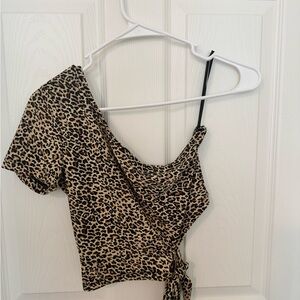 Leopard Print Women's Top